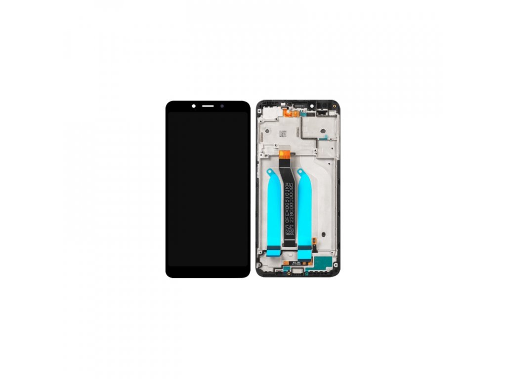LCD + dotyk + přední kryt pro Xiaomi Redmi Note 6 Pro, black (Service Pack)