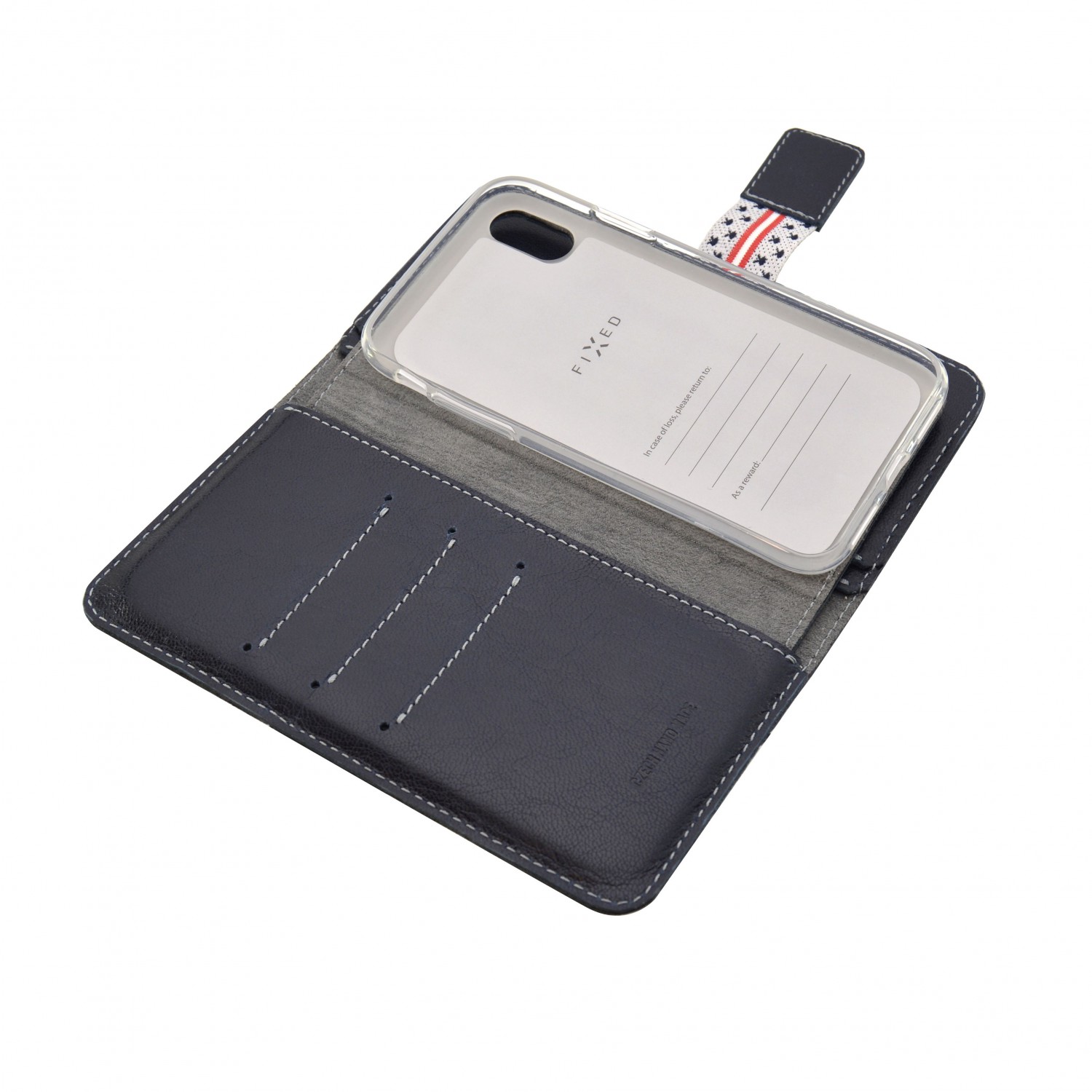 FIXED Double Book flipové pouzdro pro Apple iPhone XS Max, modré
