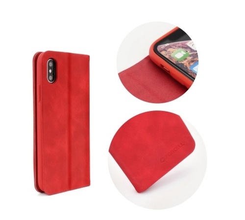 Forcell SILK flipové pouzdro pro Apple iPhone 7/8/SE 2020, červená