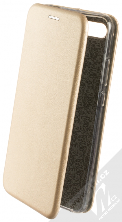 Flipové pouzdro Forcell Elegance pro Samsung Galaxy A40, gold
