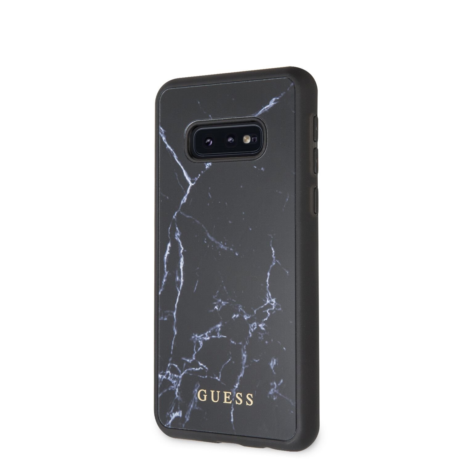 Guess Marble Zadní kryt GUHCS10LHYMABK pro Samsung Galaxy S10e black
