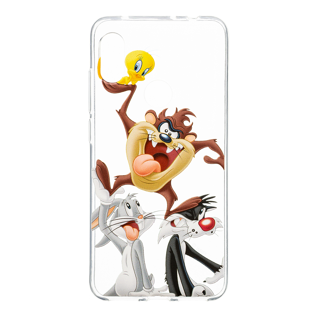 Zadní kryt Warner Bros Looney Tunes 001 pro Xiaomi Redmi Note 6 PRO, transparent