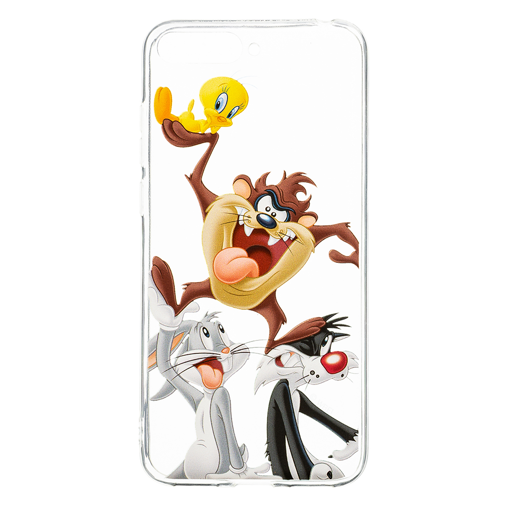 Zadní kryt Warner Bros Looney Tunes 001 pro Huawei Y6 2018, transparent