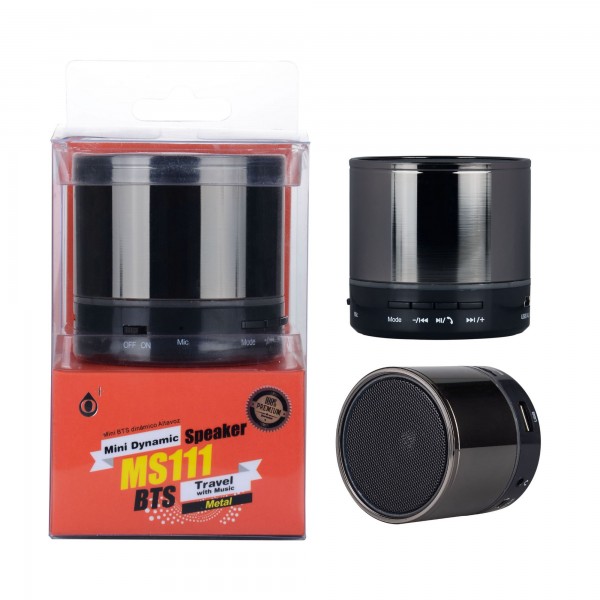 Mini Speaker PLUS MS111 LED, black