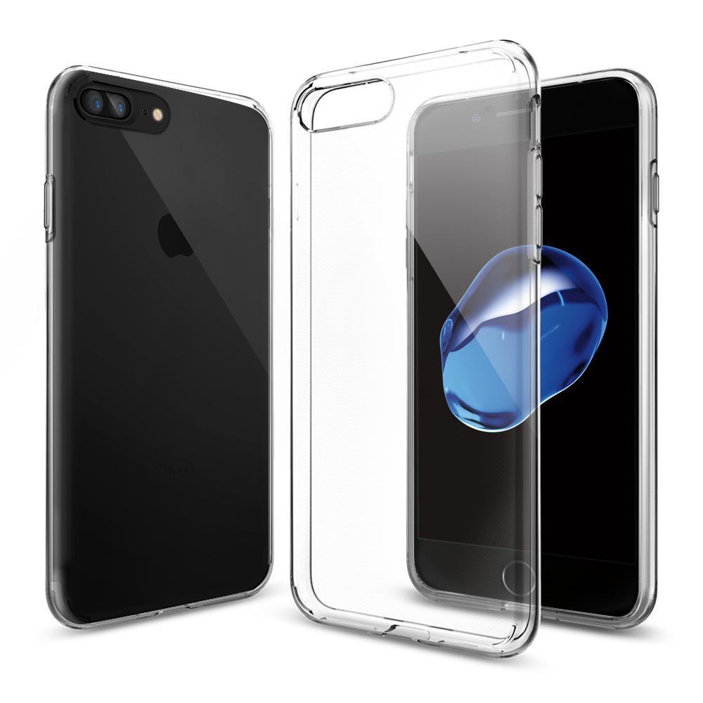 Ochranný kryt Spigen Liquid Crystal pro Apple iPhone 7/8+, transparentní