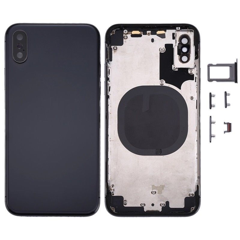 Levně Zadní kryt baterie Back Cover Assembled na Apple iPhone XS Max, black