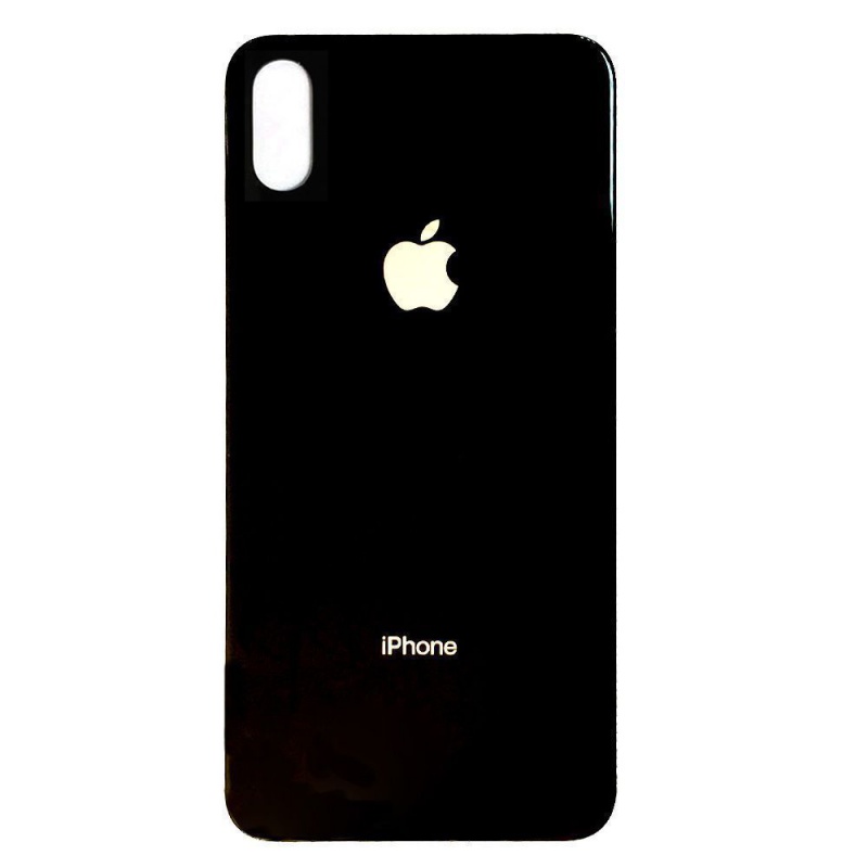Levně Zadní kryt baterie Back Cover Glass na Apple iPhone XS Max, black