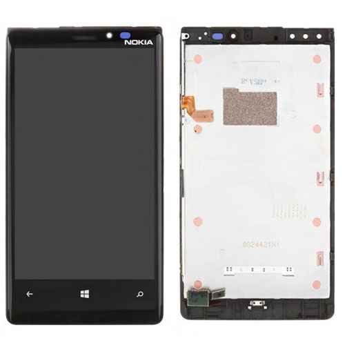 LCD + dotyk + rámeček pro Nokia Lumia 920, black OEM