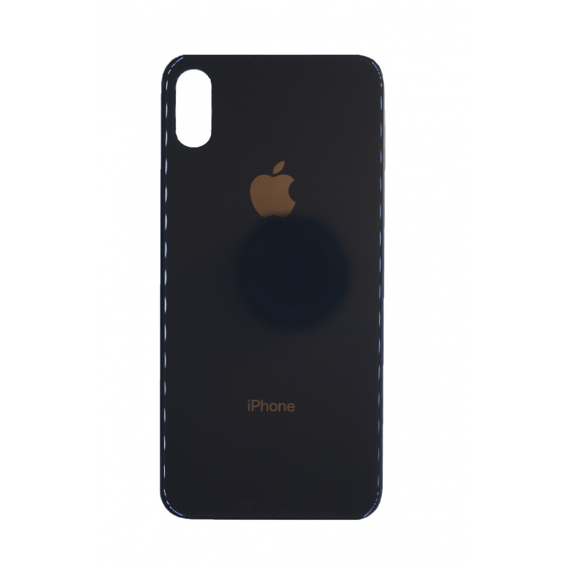 Levně Kryt baterie Back Cover Glass na Apple iPhone X, black