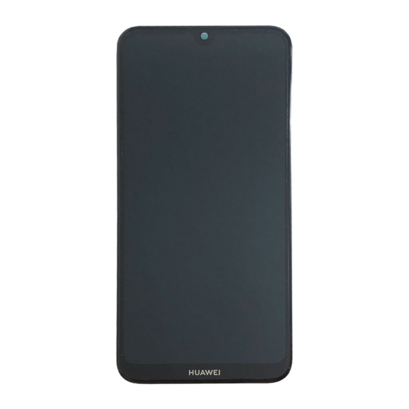 LCD + dotyk + rámeček + baterie pro Huawei Y7 2019, blue (Service Pack)