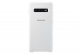 Silikonové pouzdro Silicone Cover EF-PG975TWE pro Samsung Galaxy S10 plus, bílá