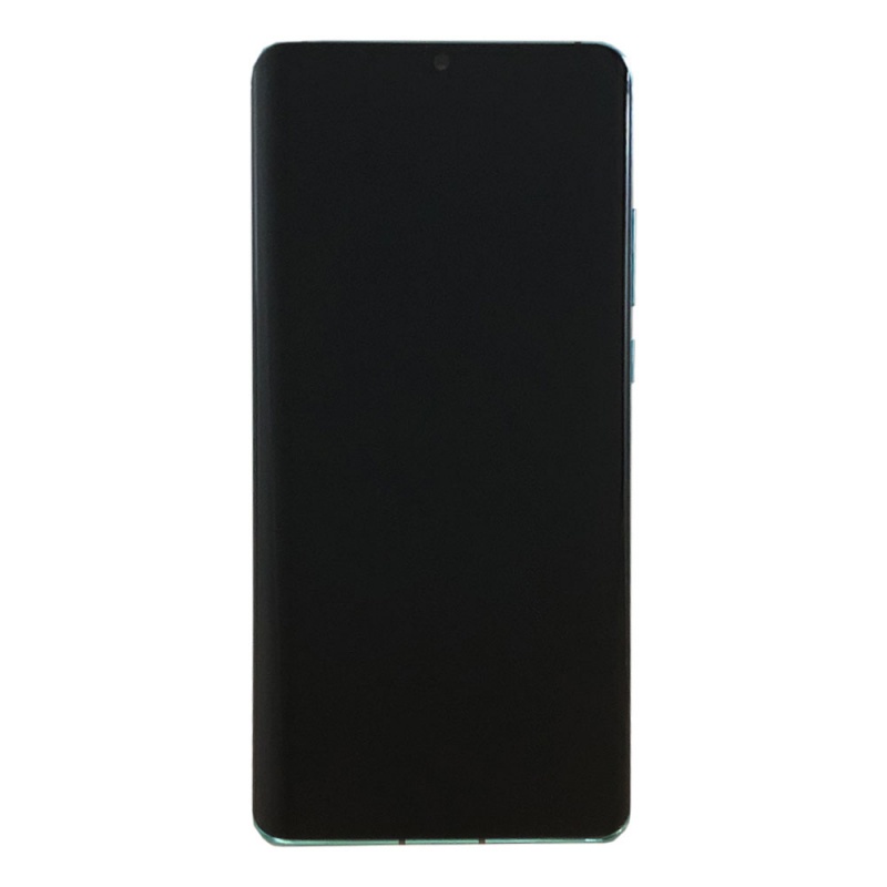 LCD + dotyk + rámeček + baterie pro Huawei P30 Pro, Azure Blue (Service Pack)