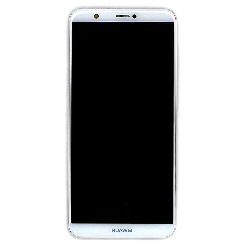 LCD + dotyk + rámeček + baterie pro Huawei P Smart, white (Service Pack)