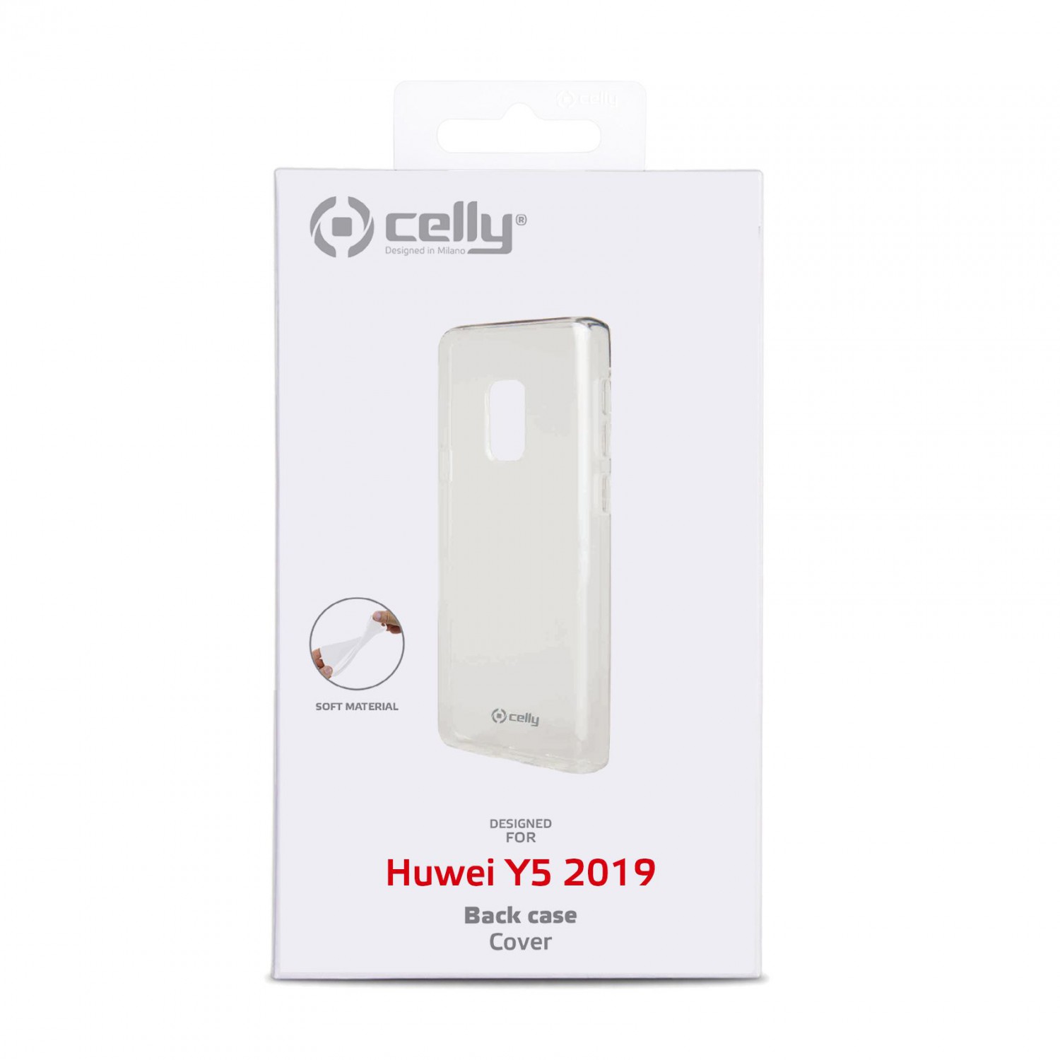 Silikonové pouzdro CELLY Gelskin pro Huawei Y5 (2019), bezbarvé