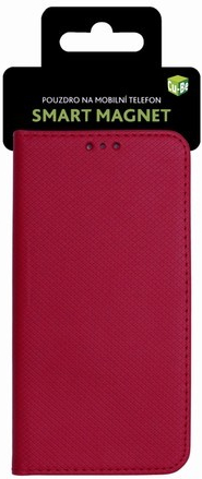Cu-Be Smart Magnet flipové pouzdro Samsung Galaxy J6+, red