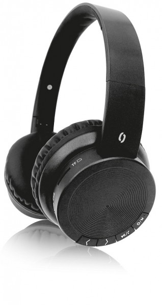 Bluetooth sluchátka ALIGATOR AH02, FM, SD karta, černá