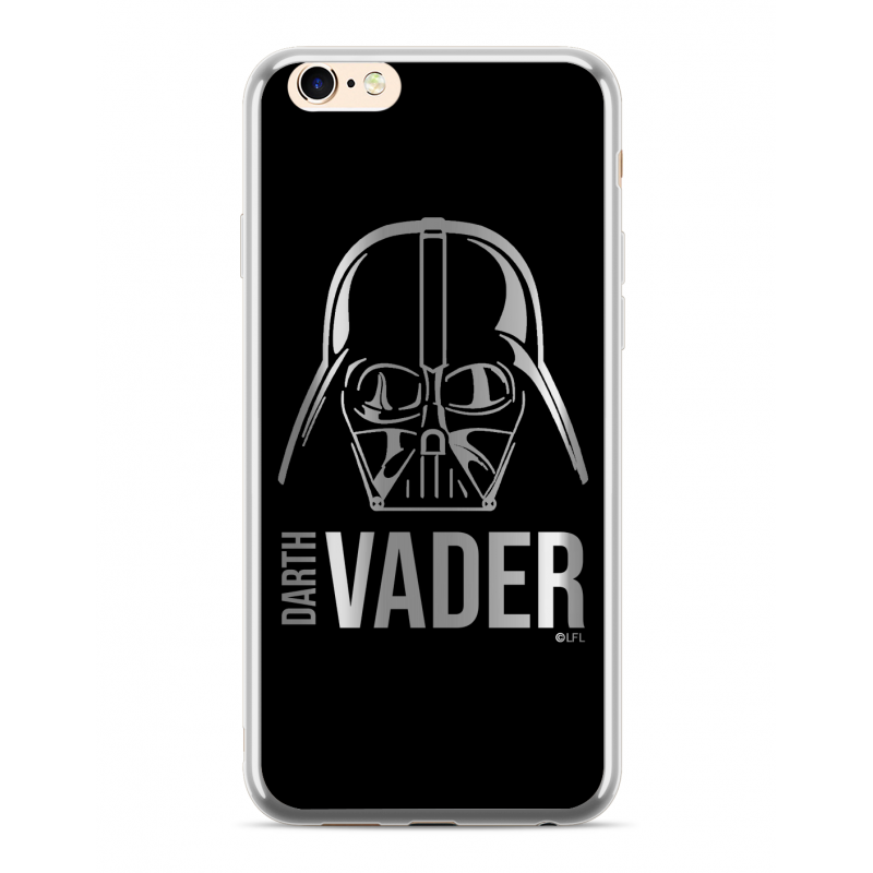 Zadní kryt Star Wars Darth Vader Luxury Chrome 010 pro Apple iPhone XS Max, silver