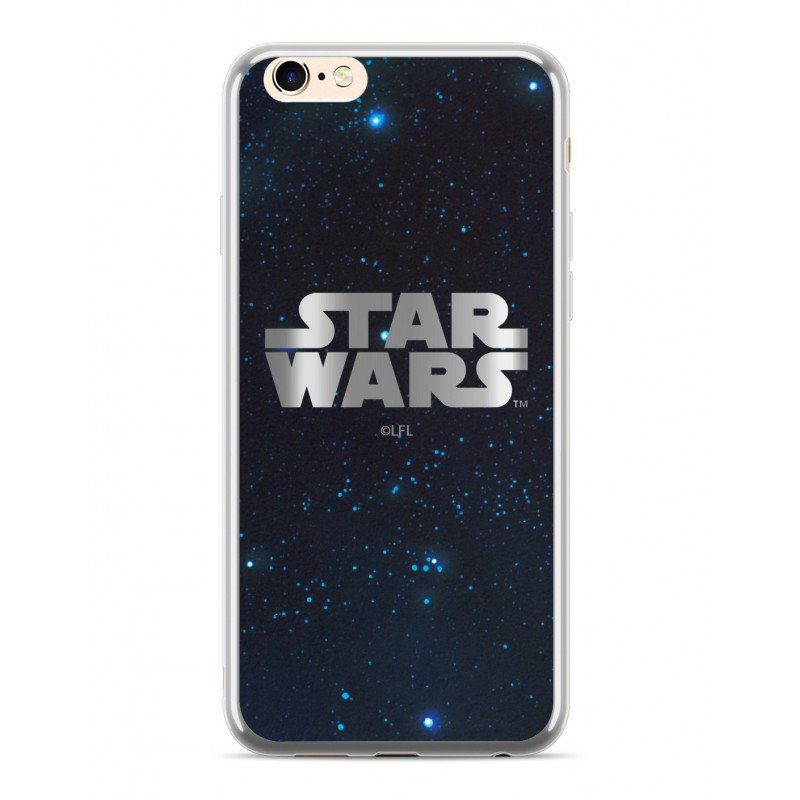 Zadní kryt Star Wars Luxury Chrome 003 pro Apple iPhone XR, silver