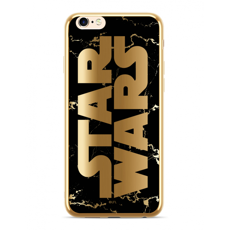 Zadní kryt Star Wars Luxury Chrome 007 pro Apple iPhone XR, gold
