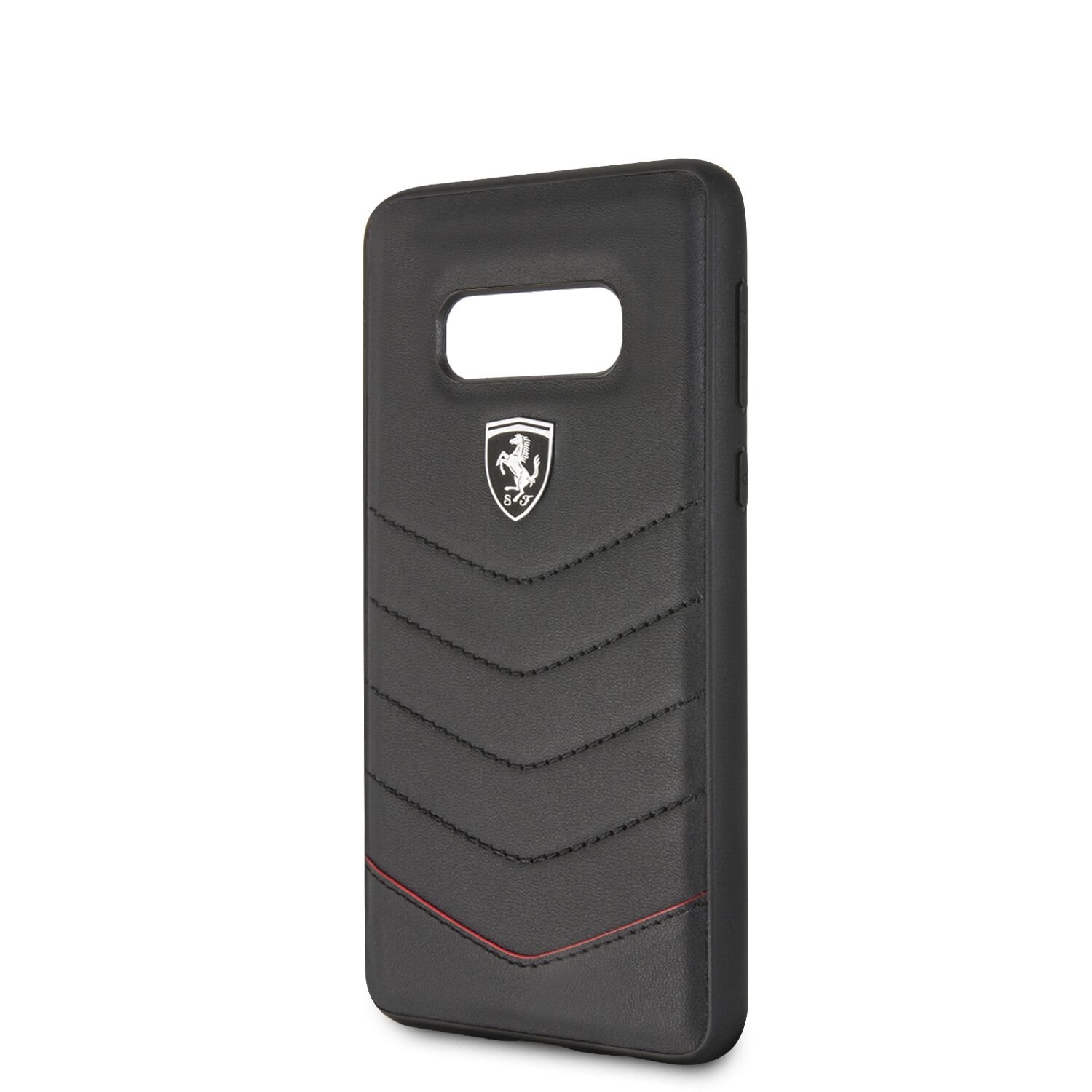 Ferrari Heritage Quilted FEHQUHCS10LBK kožený kryt pro Samsung Galaxy S10e black