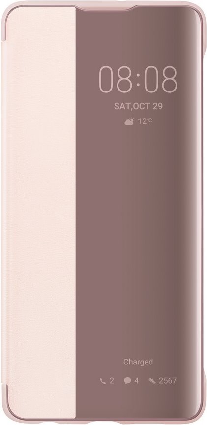 Original S-View flipové pouzdro pro Huawei P30 Pro, pink