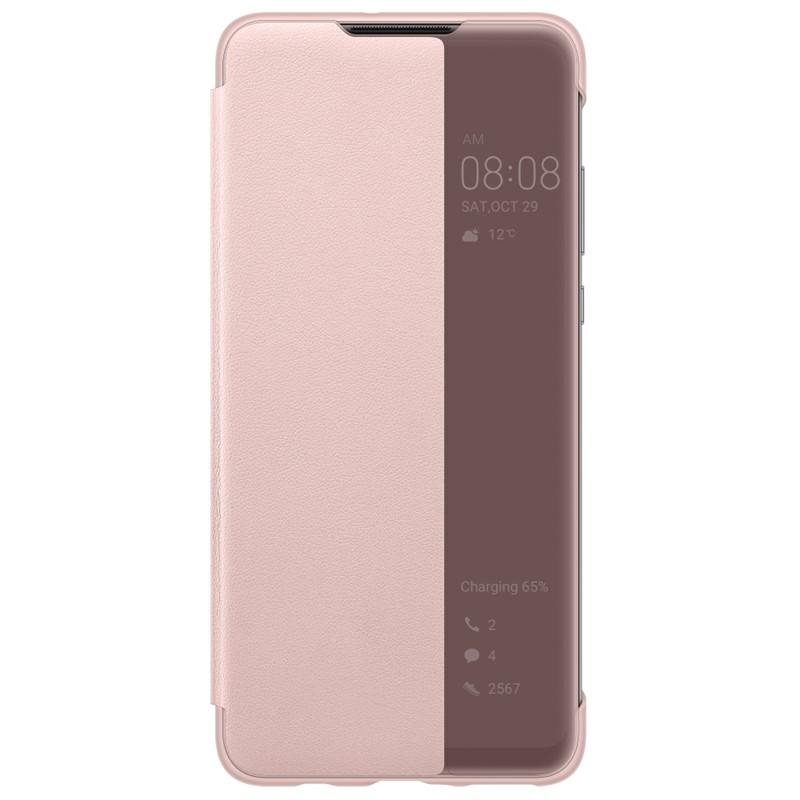 Original S-View flipové pouzdro pro Huawei P30 Lite, pink