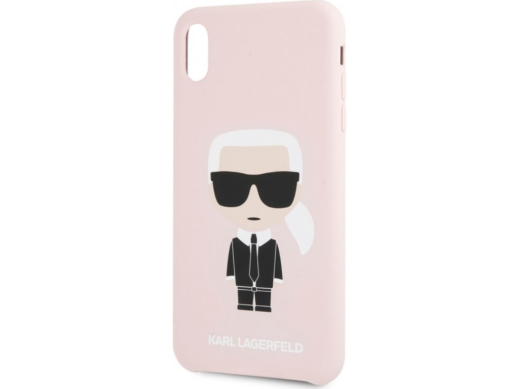 Silikonové pouzdro Karl Lagerfeld Full Body pro Apple iPhone 7/8/SE2020/SE2022, růžová