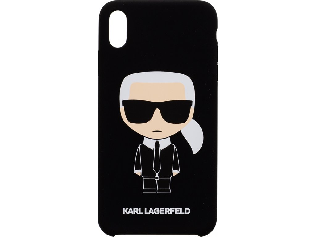 Silikonové pouzdro Karl Lagerfeld Full Body pro Apple iPhone 7/8, black