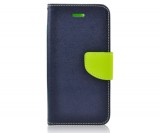 Fancy Diary flipové pouzdro pro Samsung Galaxy J4+ (SM-J415), modro-limetkové