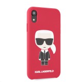 Silikonové pouzdro Karl Lagerfeld Body Iconic Apple iPhone XR, red