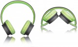 Drátová sluchátka ALIGATOR AH03, černo/zelená