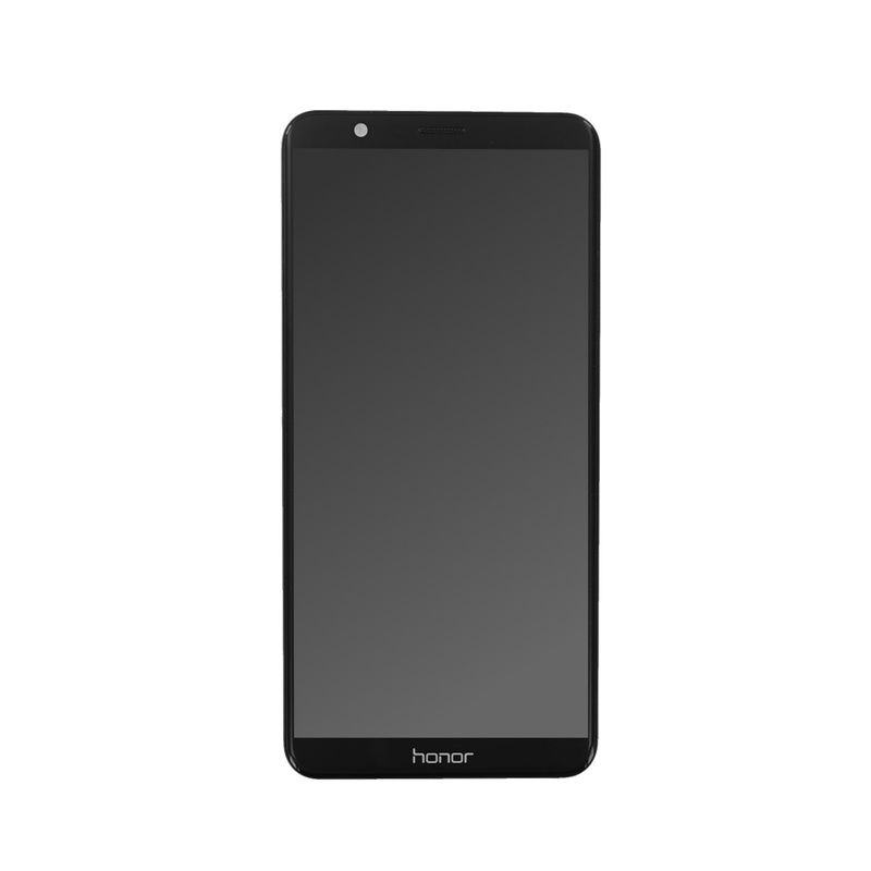 LCD + dotyk + rámeček + baterie pro Honor 7X, black (Service Pack)