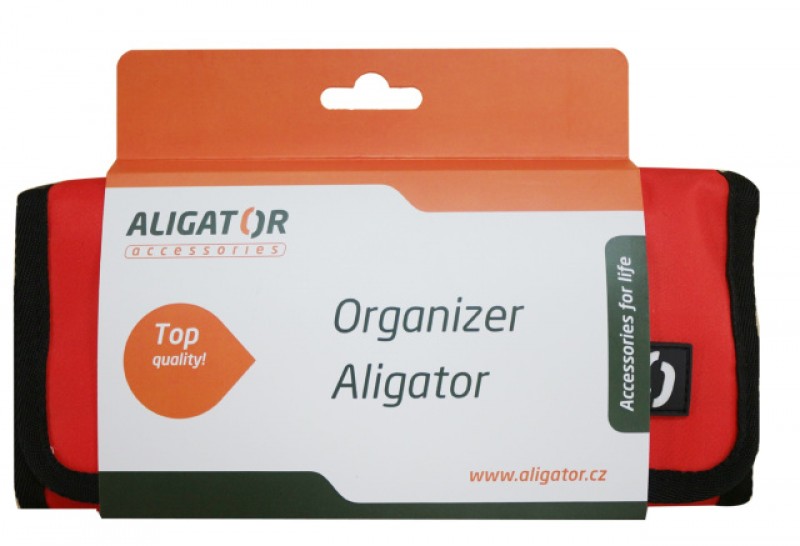 Cestovní organizér ALIGATOR červený