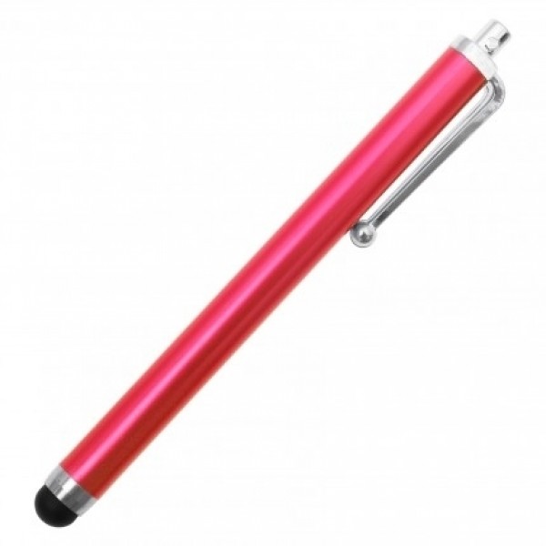 Univerzální stylus, pro kapacitní dotykové displeje, červená