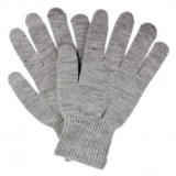 Unisex rukavice na dotykový displej, šedé