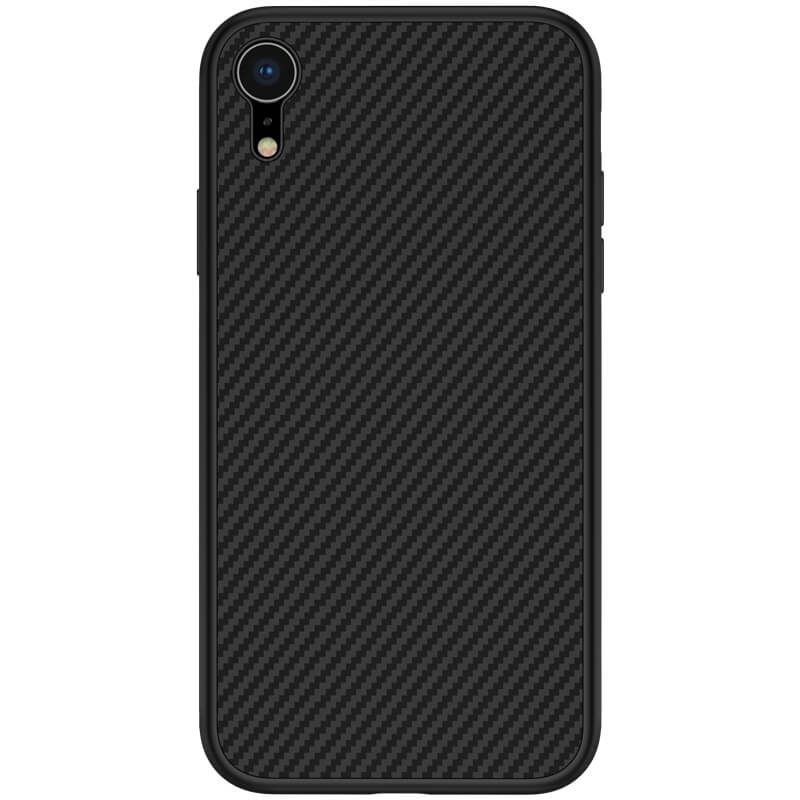 Ochranný zadní kryt Nillkin Synthetic Fiber Carbon pro Apple iPhone XR, black