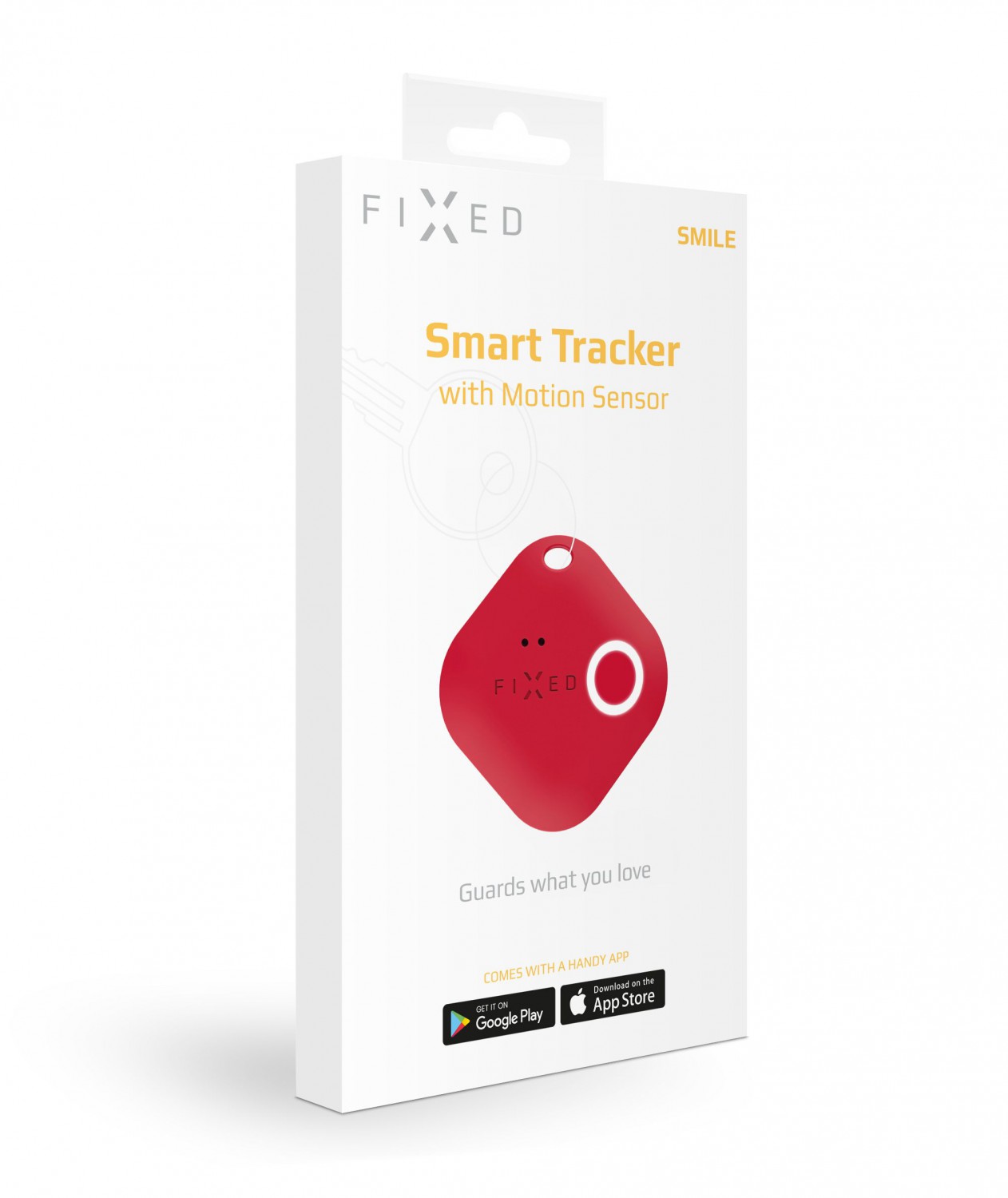 Key finder FIXED Smile s motion senzorem, DUO PACK, červená + modrá