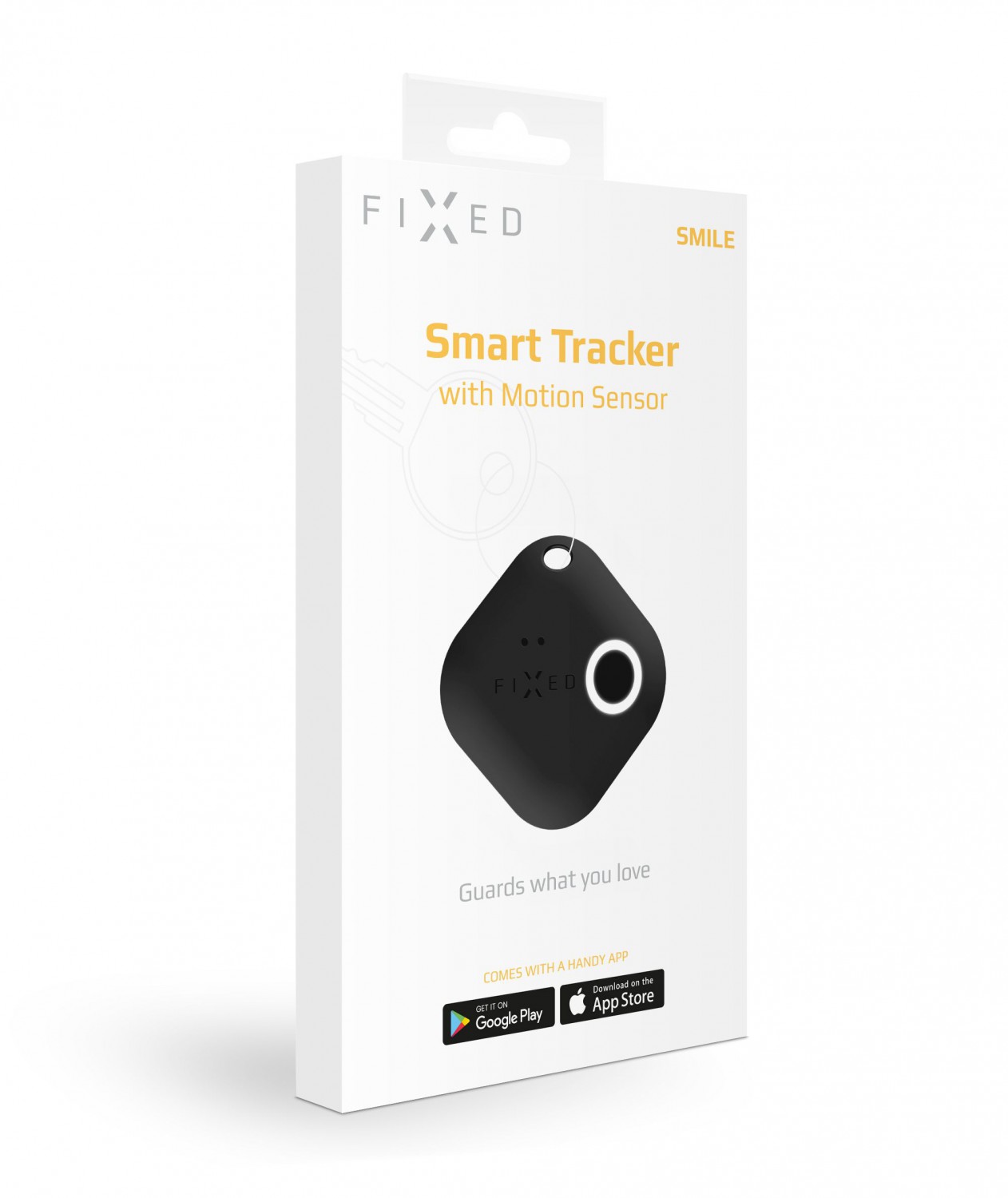 Key finder FIXED Smile s motion senzorem, černá