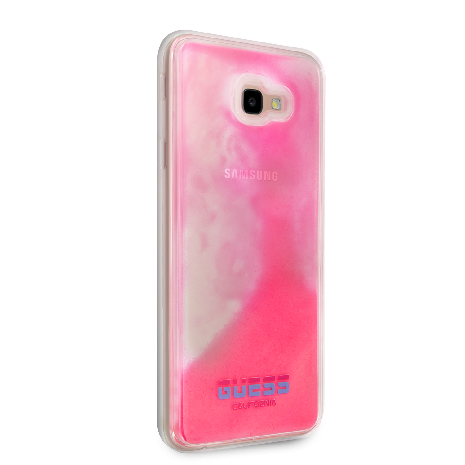 Zadní kryt Guess California Dark Matte pro Samsung Galaxy J4+, Glow in the Pink 