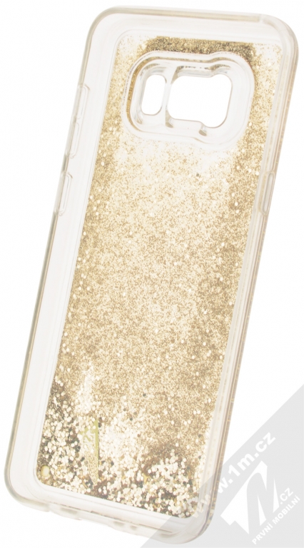 Zadní TPU kryt Guess Liquid Glitter Case Samsung Galaxy S8+, gold