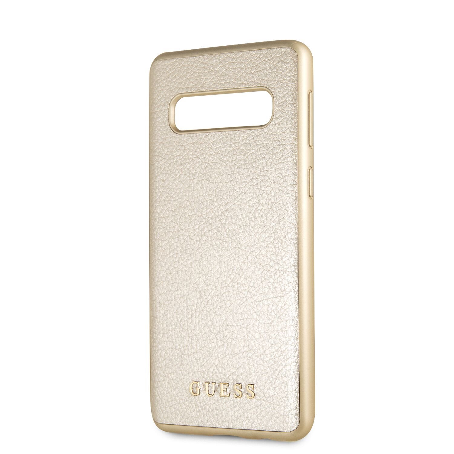 Zadní kryt Guess Iridescent pro Samsung Galaxy S10+, gold