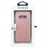 Zadní kryt Guess Iridescent pro Samsung Galaxy S10e, rose gold