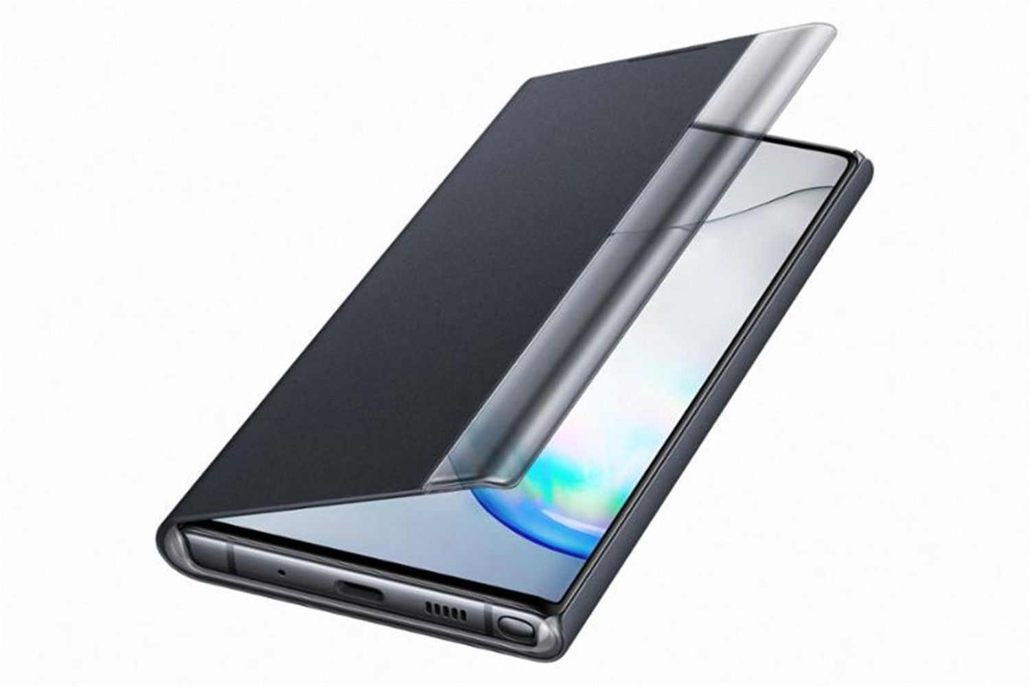 Samsung Clear View Flip EF-ZN975CB pro Samsung Galaxy Note 10+ black