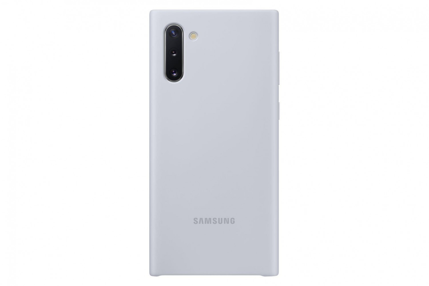 Silikonové pouzdro Silicone Cover EF-PN970TSEGWW pro Samsung Galaxy Note 10, stříbrná