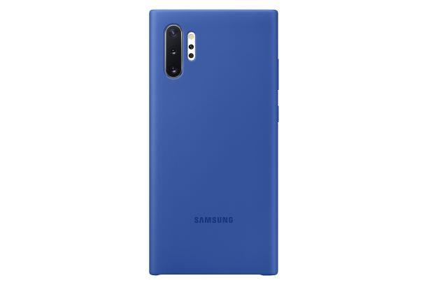 Silikonové pouzdro Silicone Cover EF-PN975TLEGWW pro Samsung Galaxy Note 10 plus, modrá