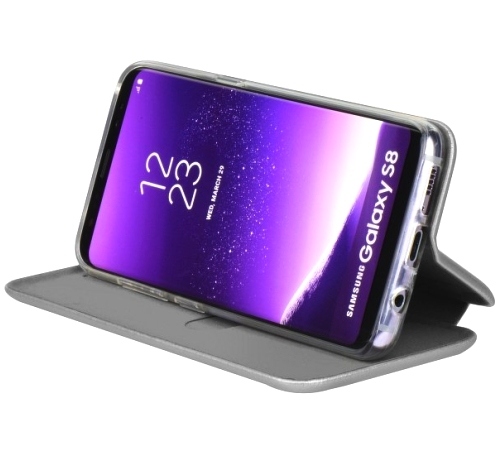Forcell Elegance flipové pouzdro pro Samsung Galaxy A20e, šedé