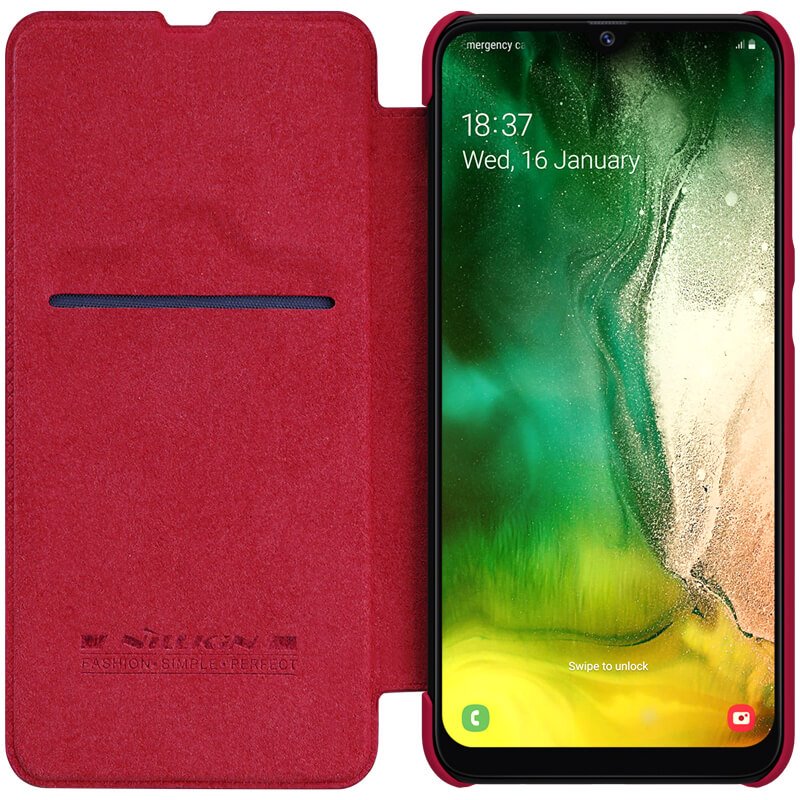 Nillkin Qin Book Pouzdro pro Samsung Galaxy A30 Red