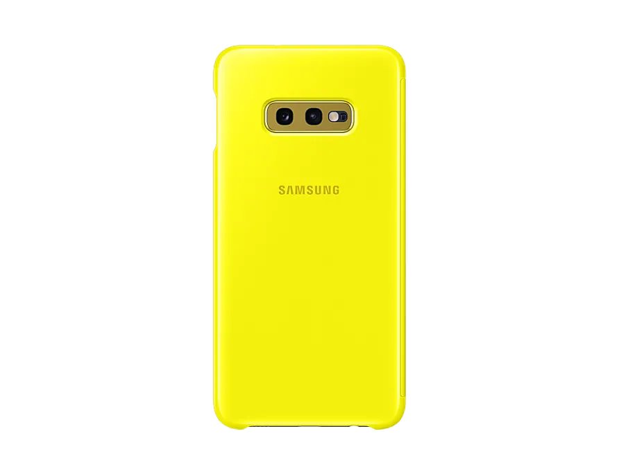 Samsung Clear View Flip EF-ZG970CYE pro Samsung Galaxy S10e yellow 