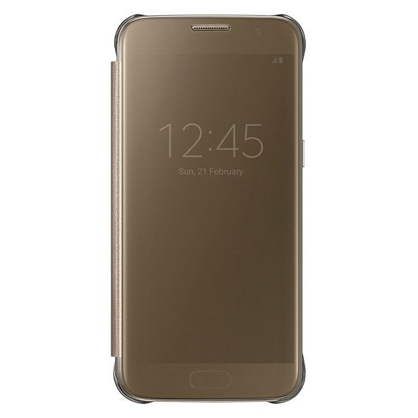 Samsung Clear View Flip EF-ZG930CFE pro Samsung Galaxy S7 gold