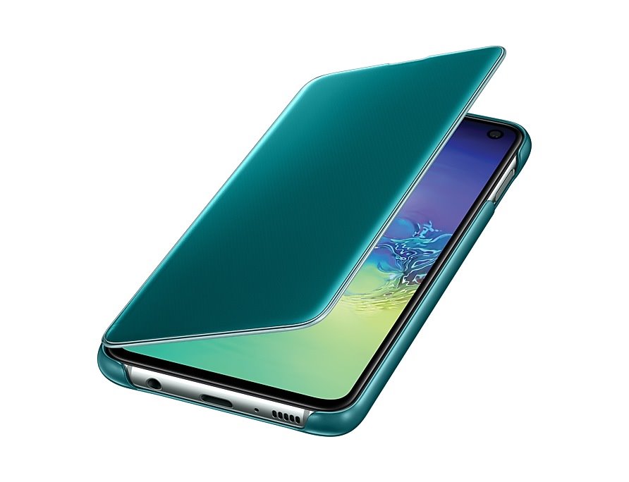 Samsung Clear View Flip EF-ZG970CGE pro Samsung Galaxy S10e green iew Cover Green pro G970 Galaxy S10 Lite (EU Blister)